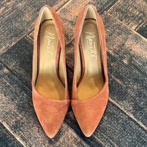 Nanette Lepore Suede Pumps | Rust | Size 7 | 3” Heel